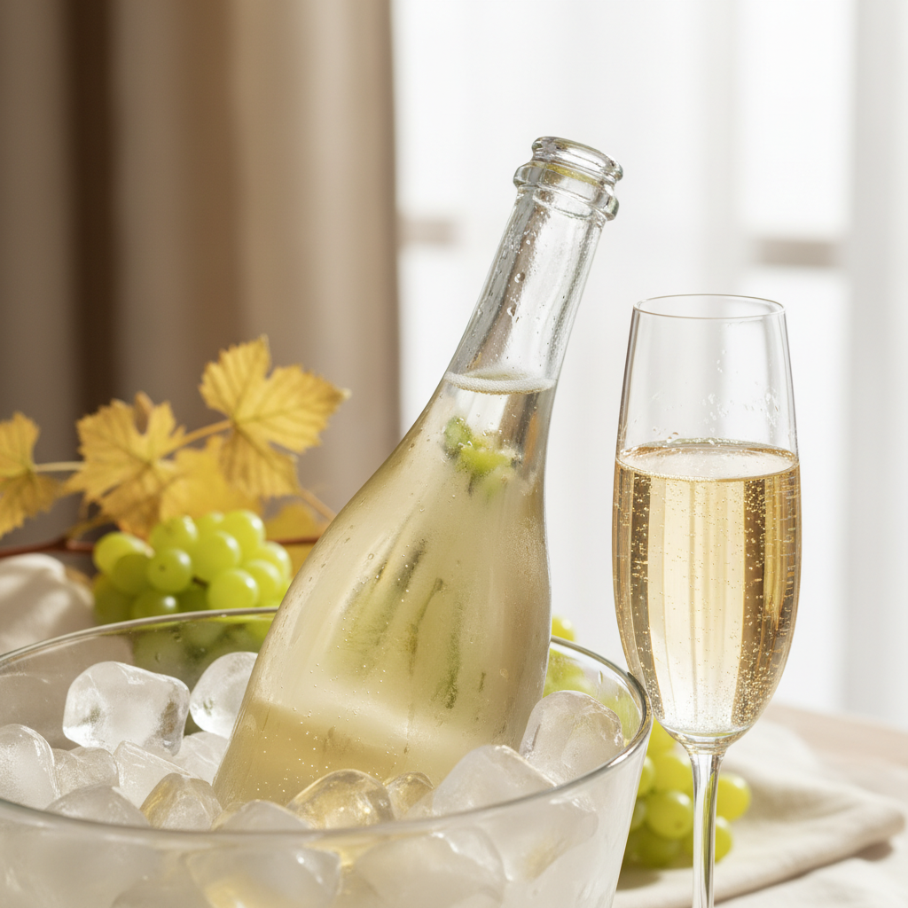 De subtiele kunst van witte druiven bubbels